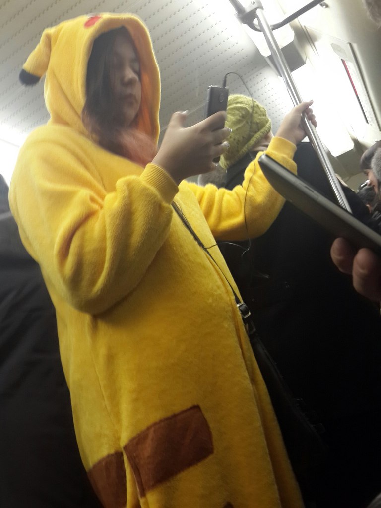 Модные люди московского метро