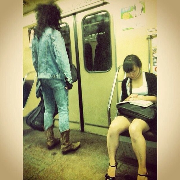 Модные люди московского метро