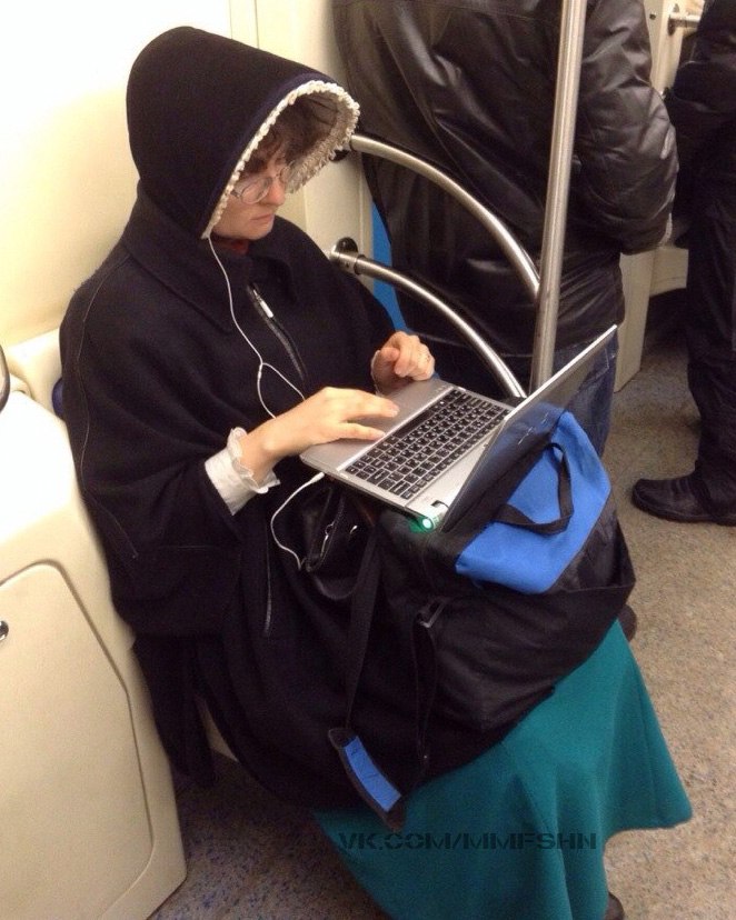 Модные люди московского метро