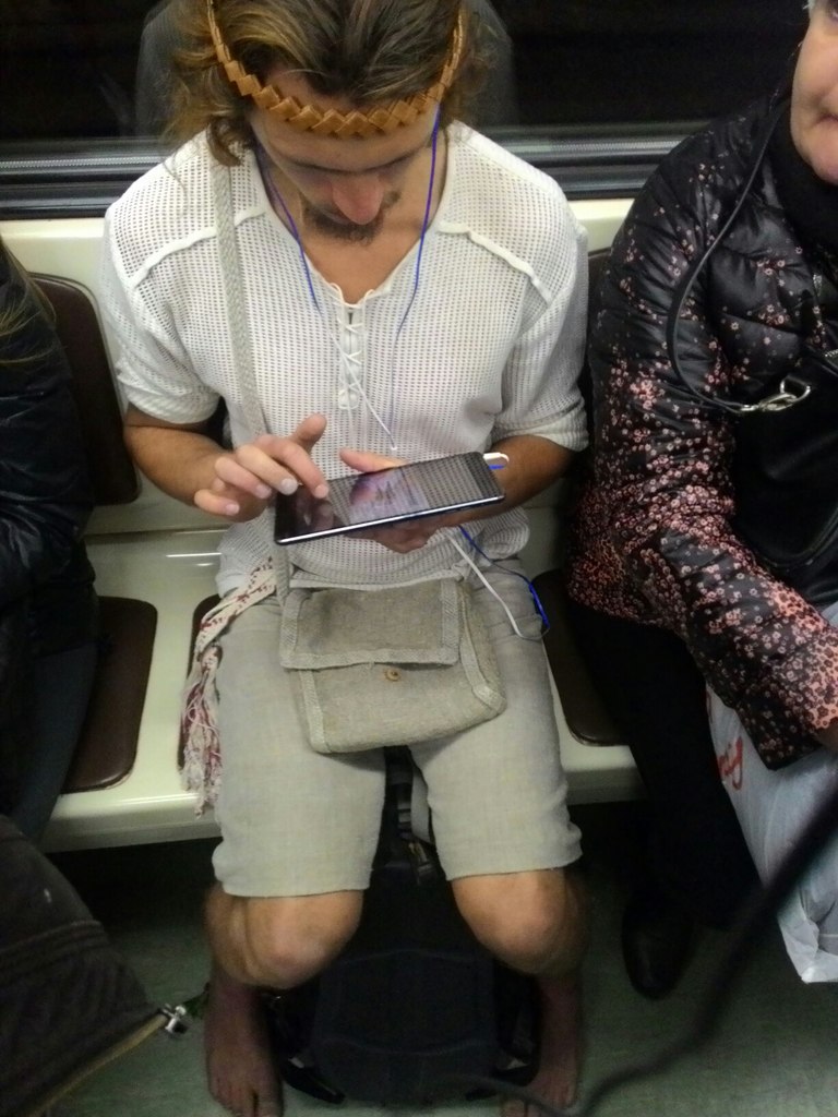 Модные люди московского метро