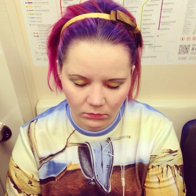 Модные люди московского метро