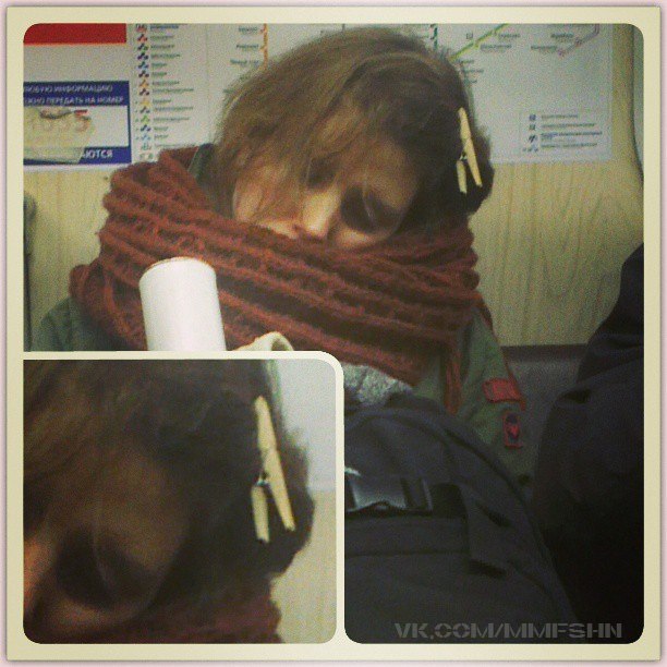 Модные люди московского метро