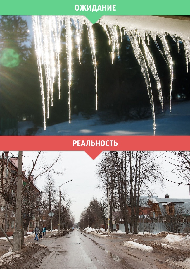 Зимнее ожидание и реальность