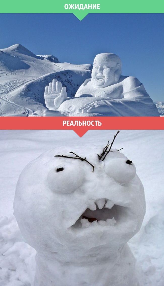 Зимнее ожидание и реальность