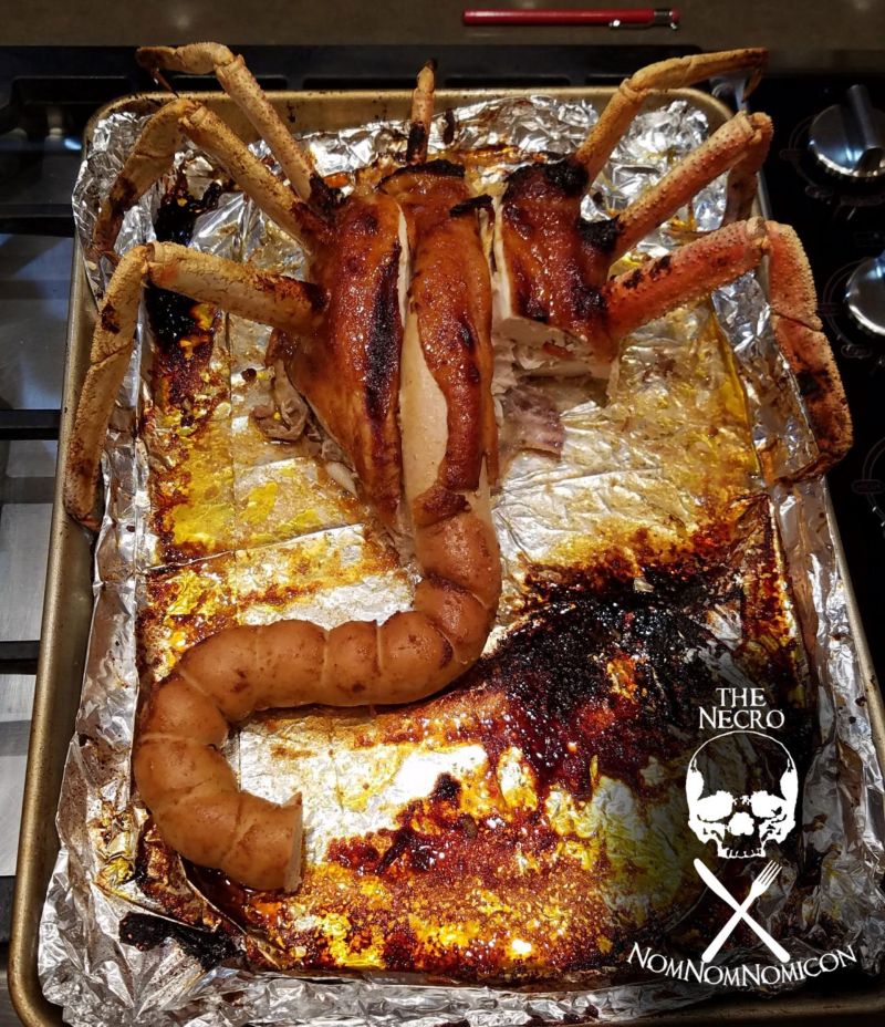 Как приготовить запеченного детеныша чужого