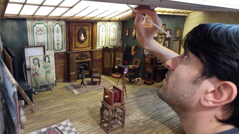 Крошечные диорамы с невероятной детализацией от художника-самоучки