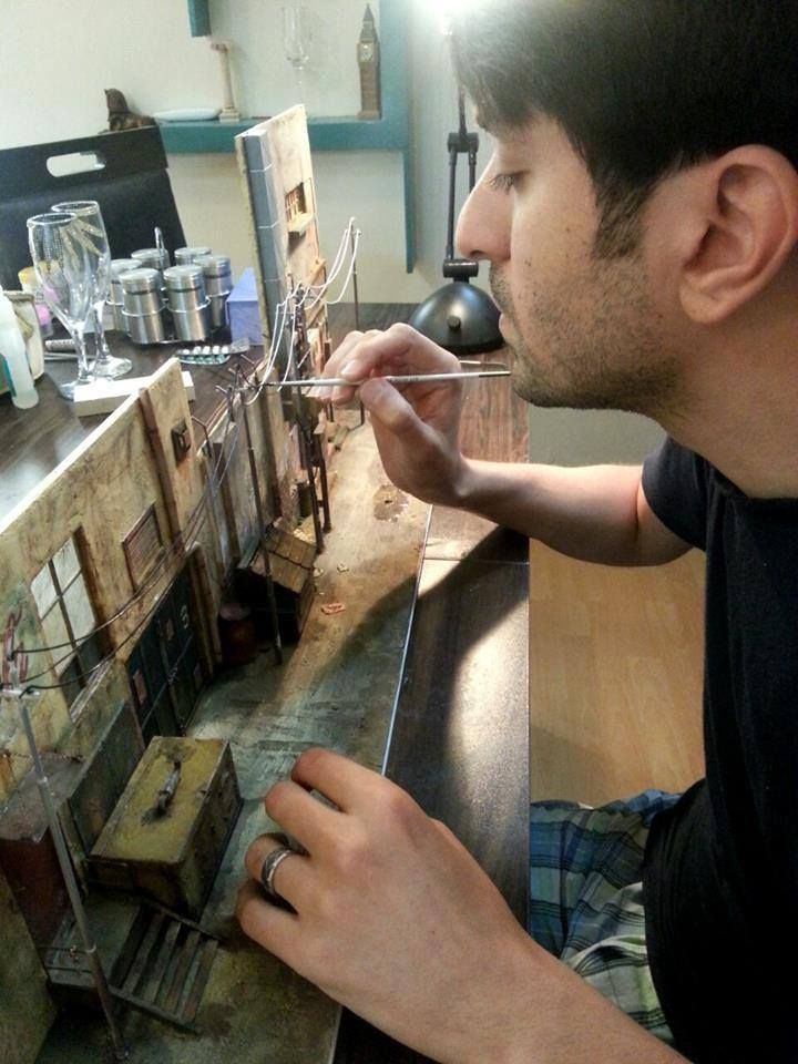 Крошечные диорамы с невероятной детализацией от художника-самоучки