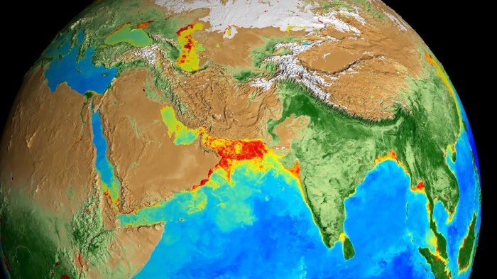 Видео от NASA о дыхании нашей планеты
