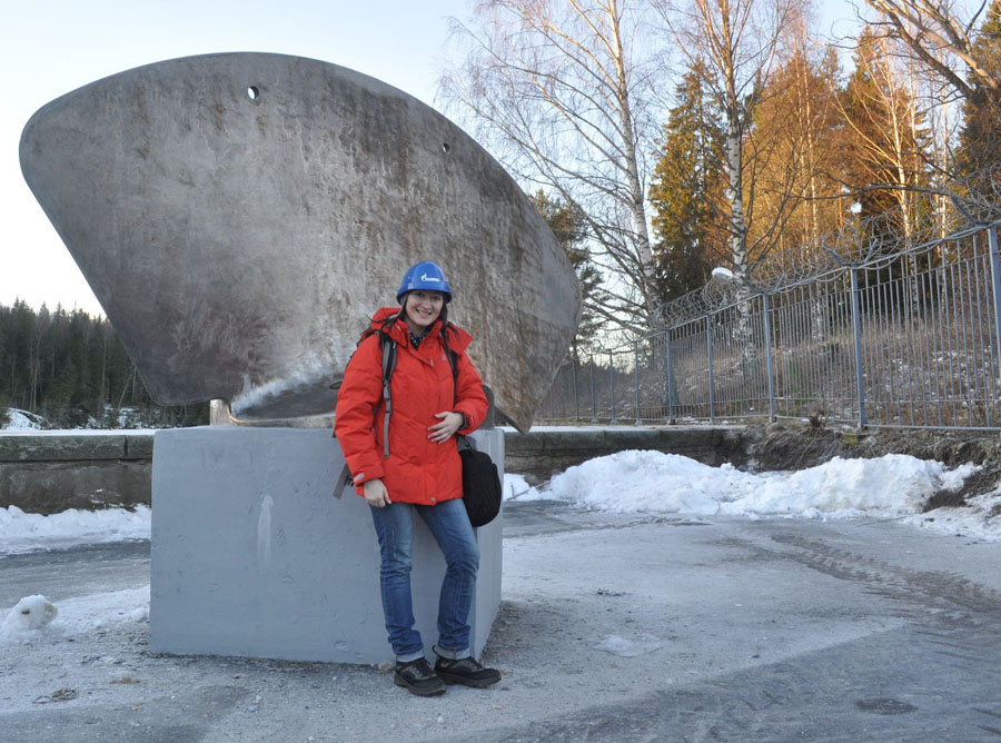 Запуск гидроагрегата на Лесогорской ГЭС