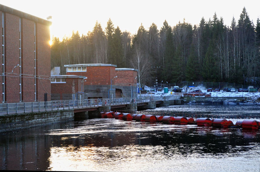 Запуск гидроагрегата на Лесогорской ГЭС