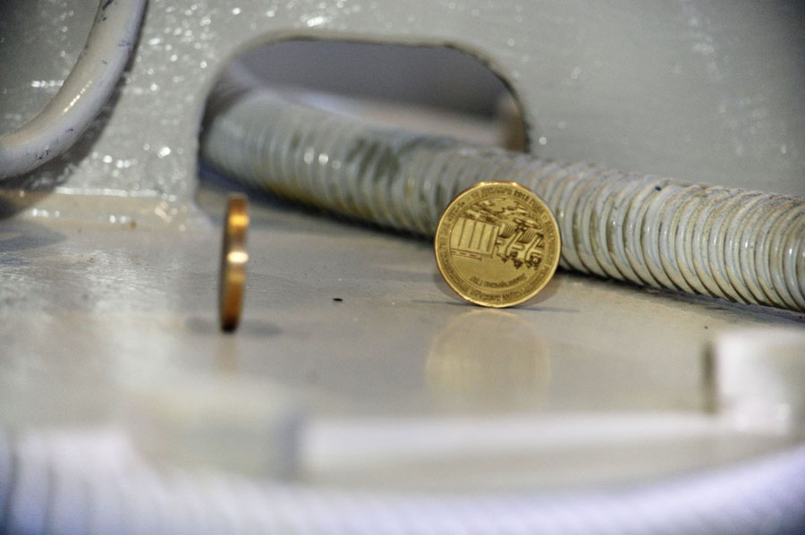 Запуск гидроагрегата на Лесогорской ГЭС