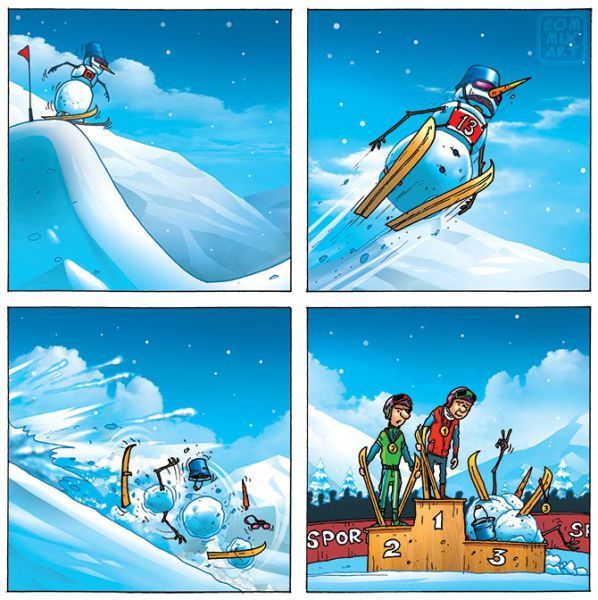 Веселые комиксы по мотивам сказок