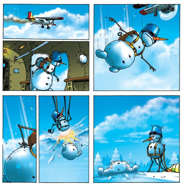 Веселые комиксы по мотивам сказок