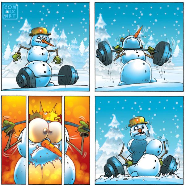 Веселые комиксы по мотивам сказок