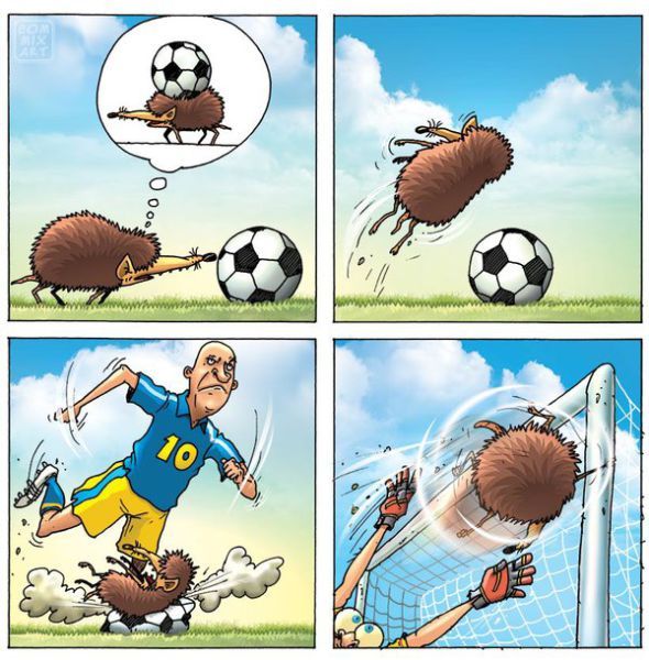 Веселые комиксы по мотивам сказок