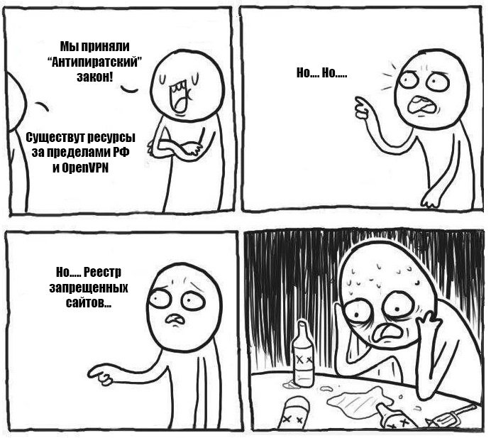 В борьбу с «антипиратским законом» вступил народный юмор