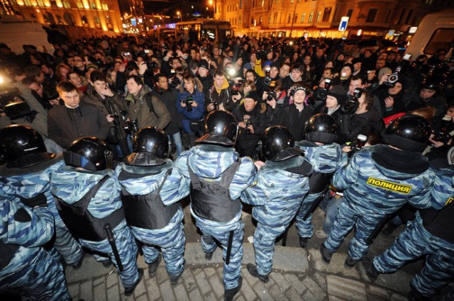 Полиция узнала о подготовке массовых протестов после выборов мэра