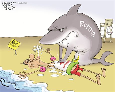 Американская политическая карикатура - Сирия