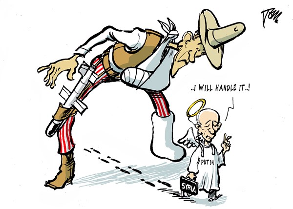 Американская политическая карикатура - Сирия