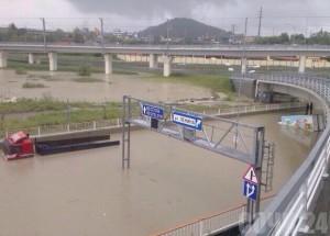 В Адлере потоп, «олимпийские» дороги утонули