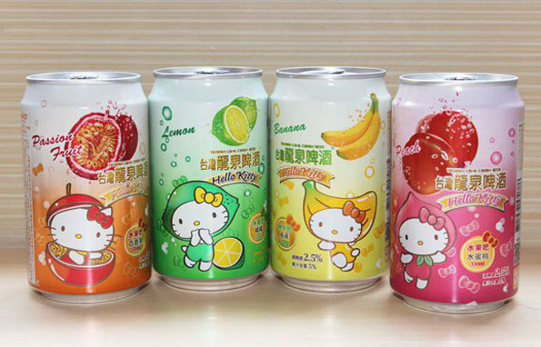 Выпустили пиво Hello Kitty