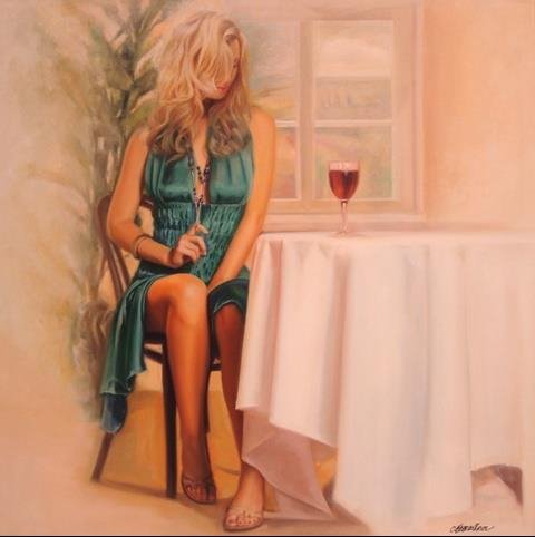 Рисует Таламбек Чекиров