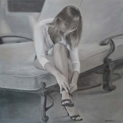 Рисует Таламбек Чекиров