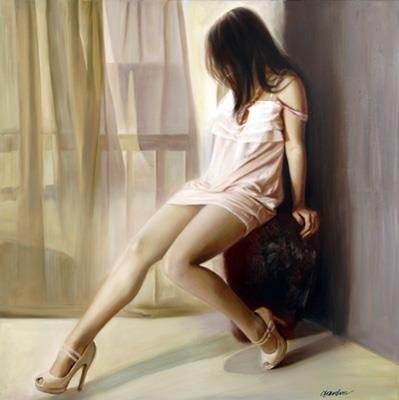 Рисует Таламбек Чекиров