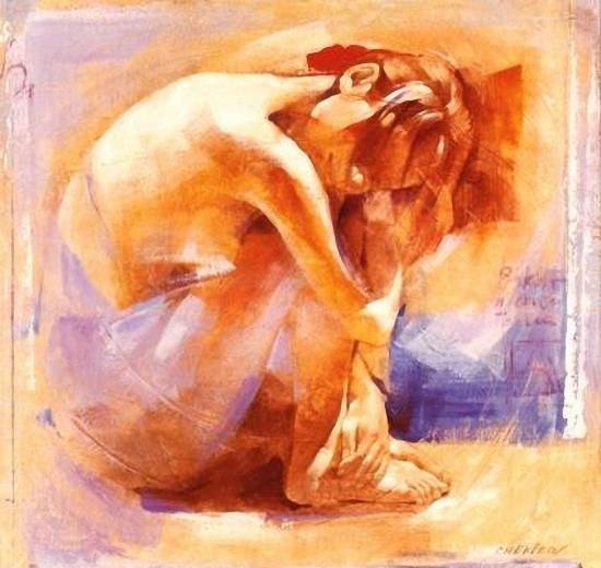 Рисует Таламбек Чекиров