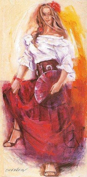 Рисует Таламбек Чекиров