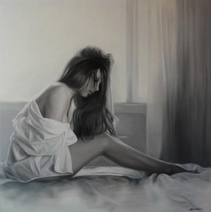 Рисует Таламбек Чекиров