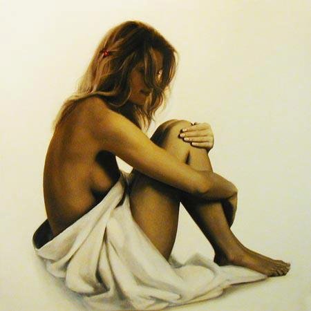 Рисует Таламбек Чекиров