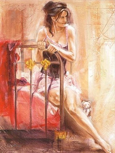 Рисует Таламбек Чекиров