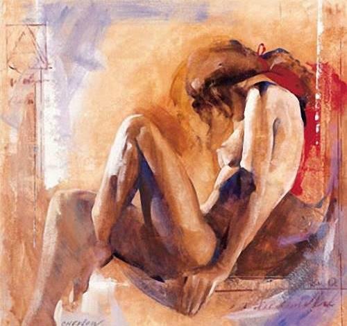 Рисует Таламбек Чекиров