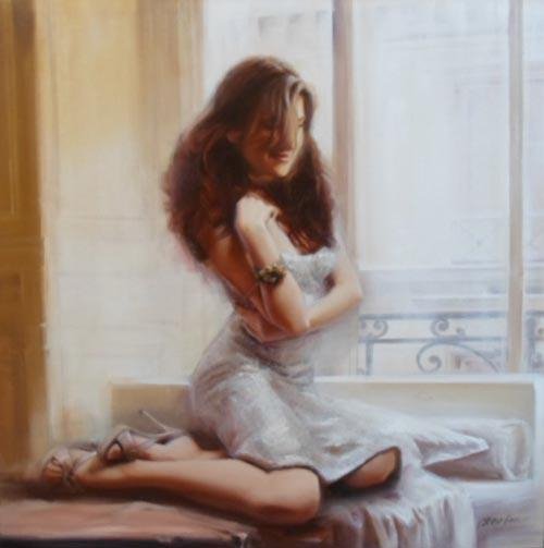 Рисует Таламбек Чекиров