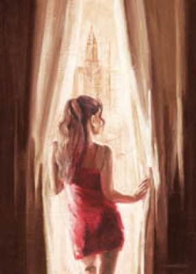 Рисует Таламбек Чекиров