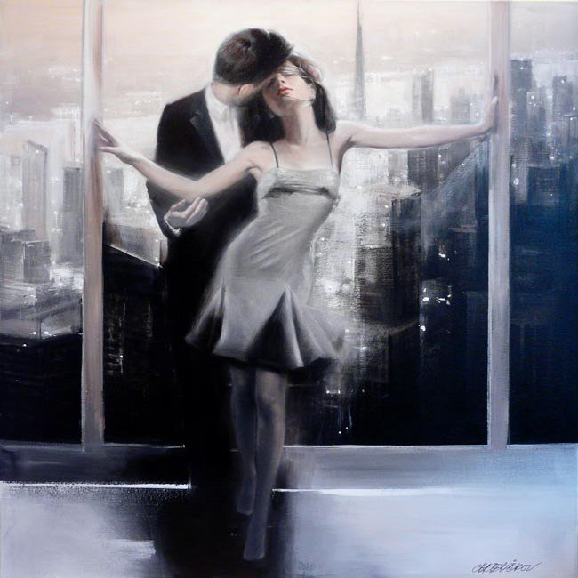 Рисует Таламбек Чекиров