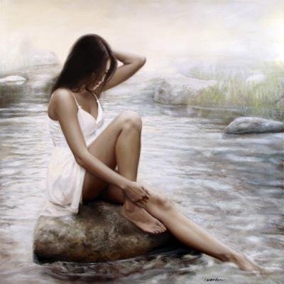 Рисует Таламбек Чекиров