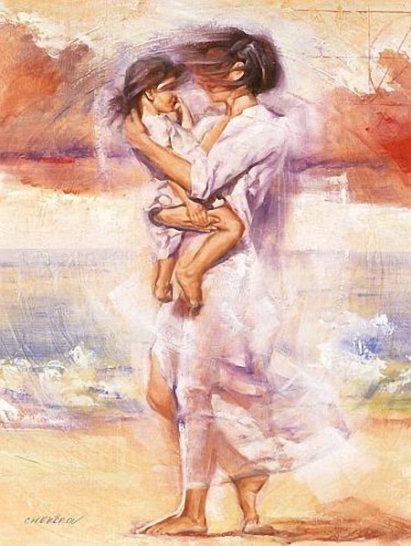 Рисует Таламбек Чекиров