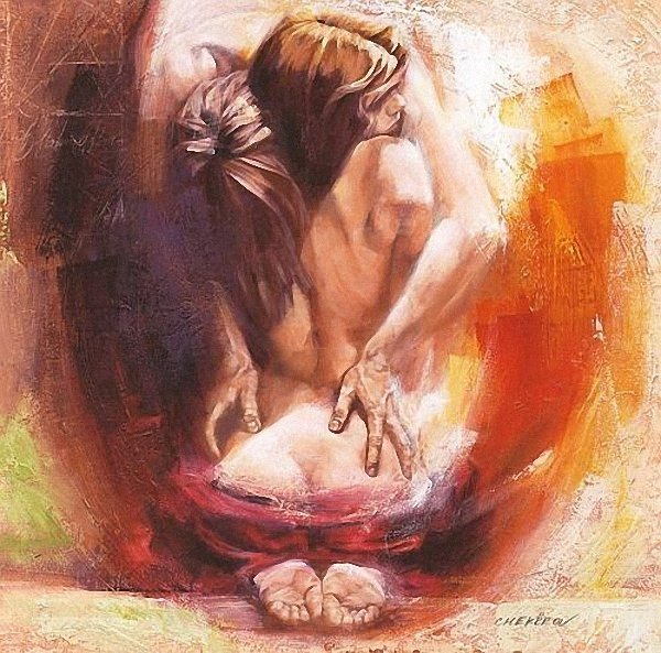 Рисует Таламбек Чекиров