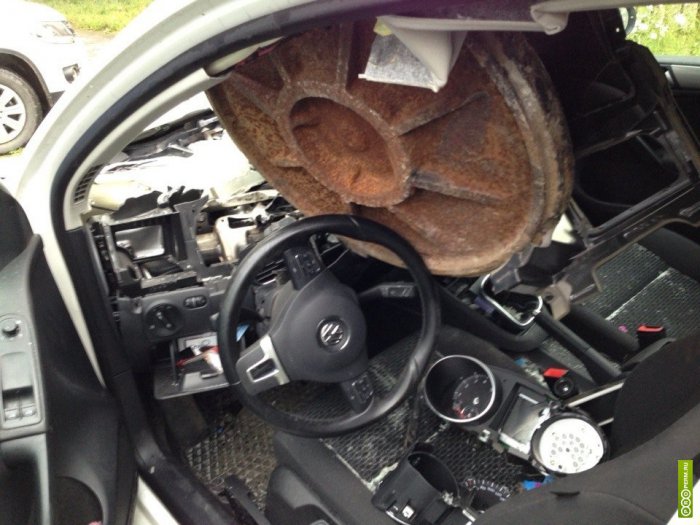 Люк прилетел, водитель в больнице