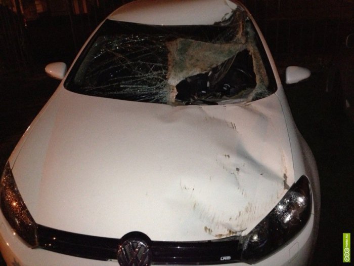 Люк прилетел, водитель в больнице