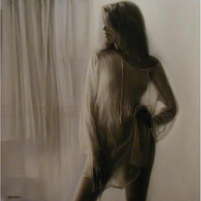 Рисует Таламбек Чекиров