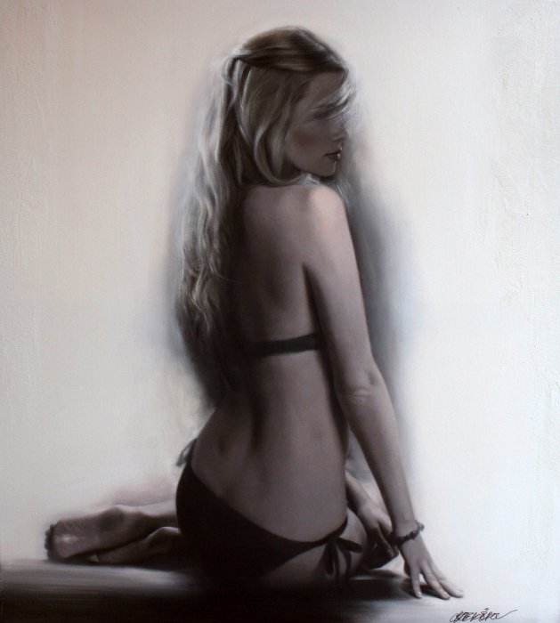 Рисует Таламбек Чекиров