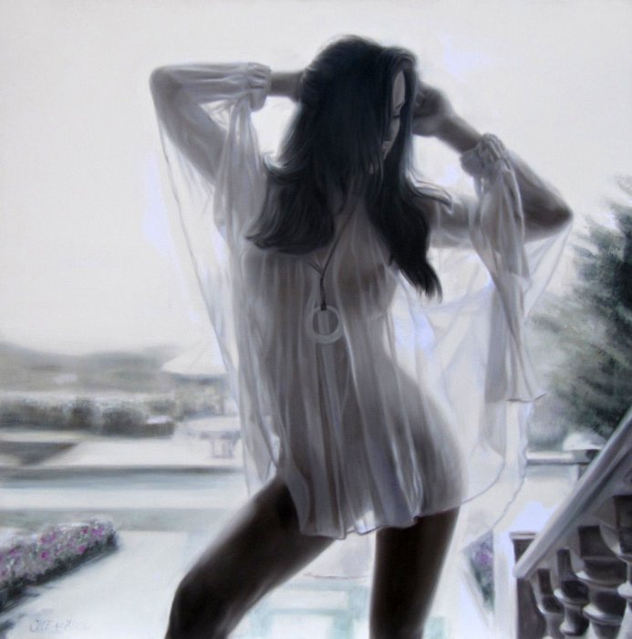 Рисует Таламбек Чекиров