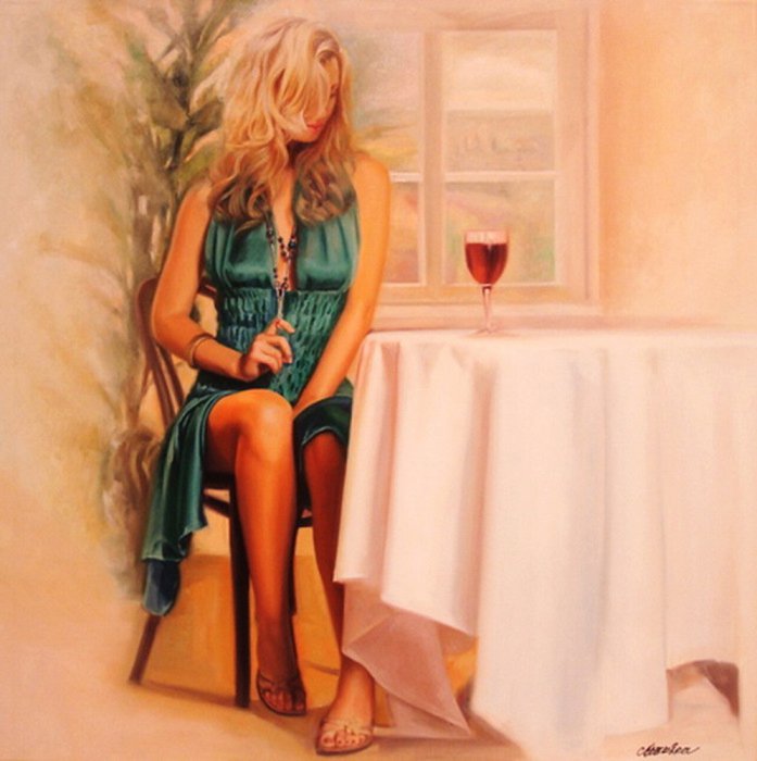 Рисует Таламбек Чекиров