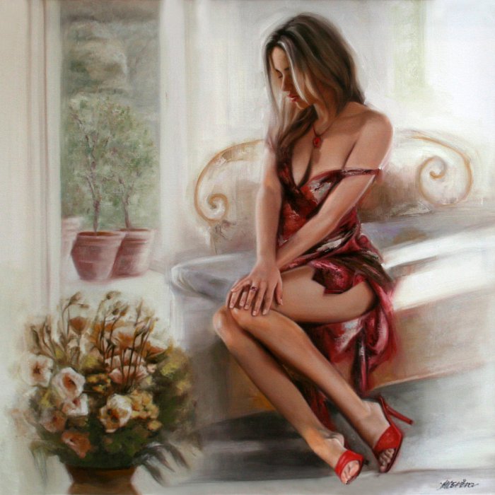 Рисует Таламбек Чекиров