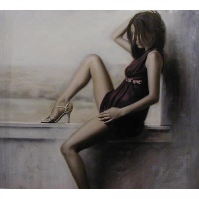 Рисует Таламбек Чекиров