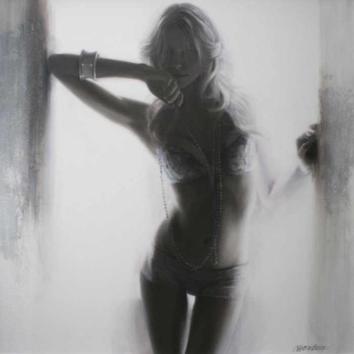 Рисует Таламбек Чекиров