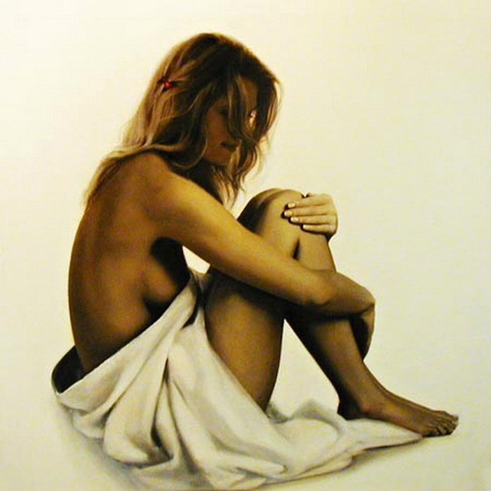 Рисует Таламбек Чекиров